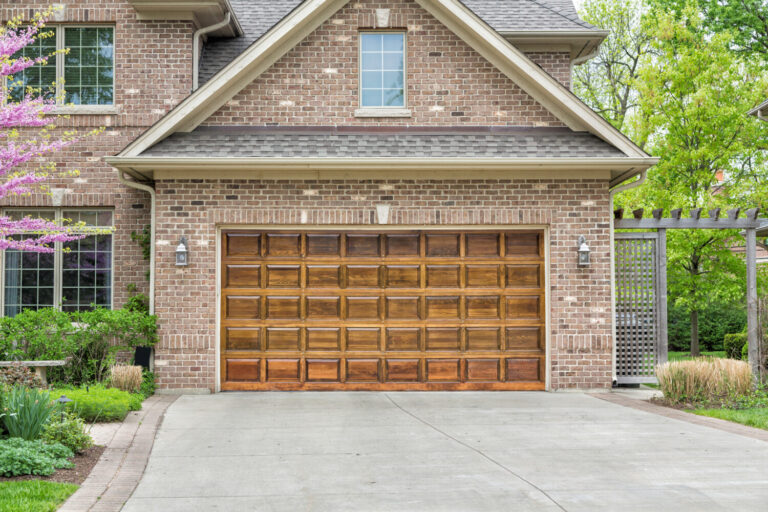 Residential garage door panel replacement in Lewisville, TX